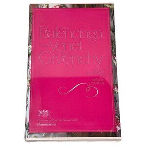CRISTOBAL BALENCIAGA, PHILIPPE VENET, HUBERT DE GIVENCHY Hardcover Book Fashion